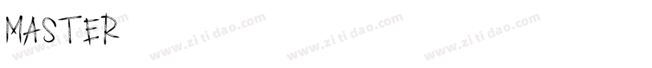 MASTER字体转换