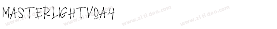 MasterLight-voA4字体转换