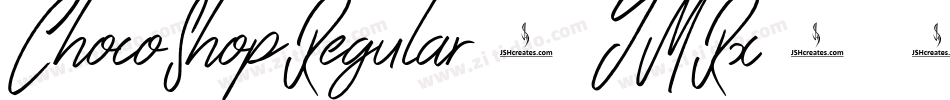 ChocoShopRegular-JMRx字体转换
