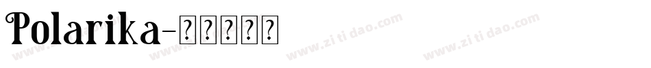 Polarika字体转换