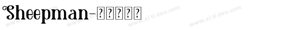 Sheepman字体转换