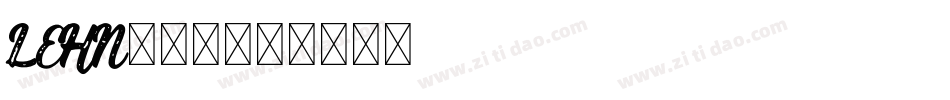 LEHN106字体转换