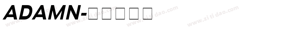 ADAMN字体转换