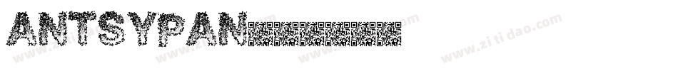 ANTSYPAN字体转换