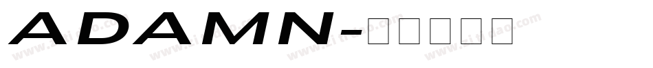 ADAMN字体转换