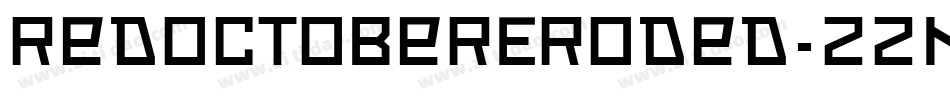 RedOctoberEroded-zznw字体转换