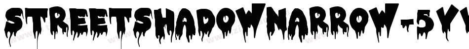 StreetShadowNarrow-5vV字体转换