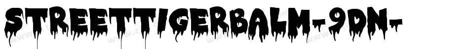 StreetTigerbalm-9dn字体转换