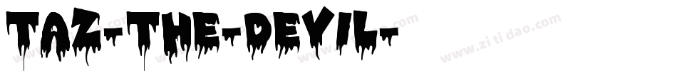 Taz-the-Devil字体转换