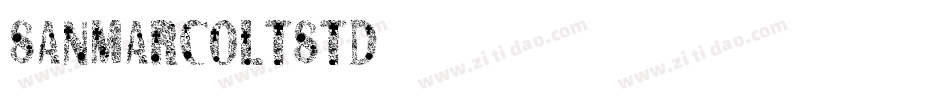 SanMarcoLTStd字体转换