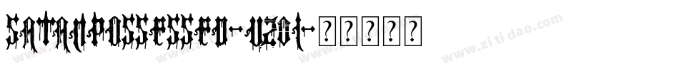 SatanPossessed-Vz0l字体转换