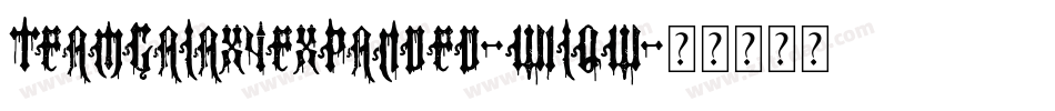 TeamGalaxyExpanded-w1lqw字体转换