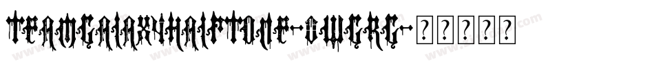 TeamGalaxyHalftone-0WgrG字体转换