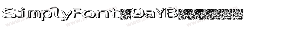 SimplyFont-9aYB字体转换