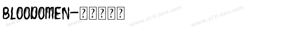 BloodOmen字体转换