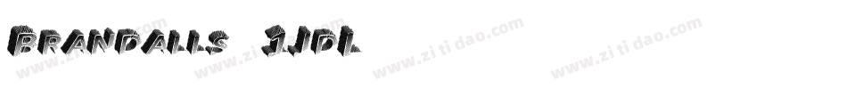 Brandalls-1JdL字体转换