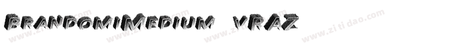 BrandomiMedium-vRAZ字体转换
