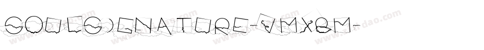SoulSignature-vmXBM字体转换