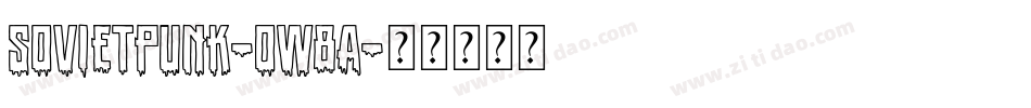 SovietPunk-oW8a字体转换