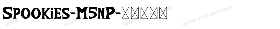Spookies-M5nP字体转换