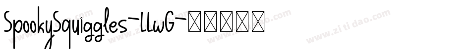 SpookySquiggles-LLwG字体转换