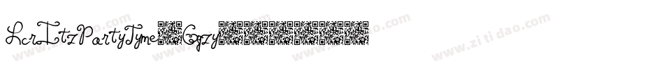 LcrItzPartyTyme-Gqzy字体转换