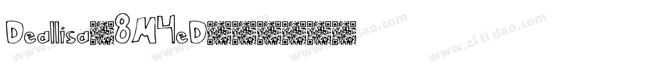 Deallisa-8M4eD字体转换