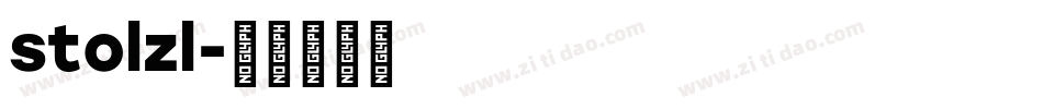 stolzl字体转换