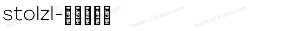 stolzl字体转换