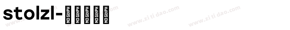 stolzl字体转换
