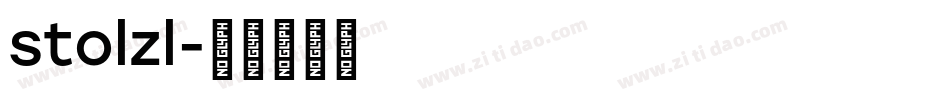 stolzl字体转换