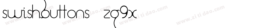 Swishbuttons-Zq9x字体转换