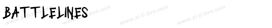 battlelines字体转换