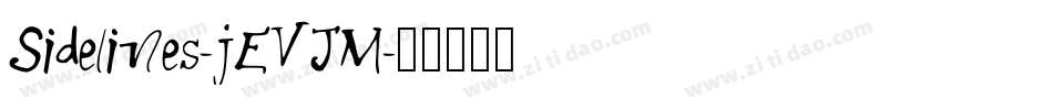 Sidelines-jEVJM字体转换