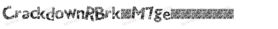 CrackdownRBrk-M7ge字体转换