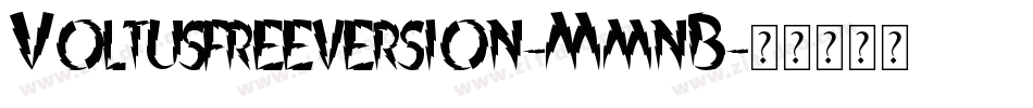 Voltusfreeversion-MmnB字体转换