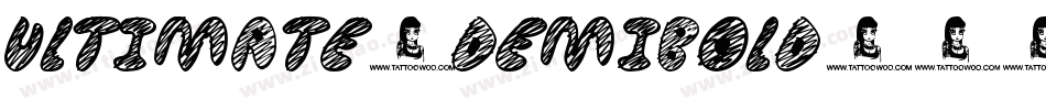 Ultimate-DemiBold字体转换