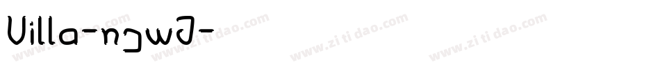 Villa-njwJ字体转换