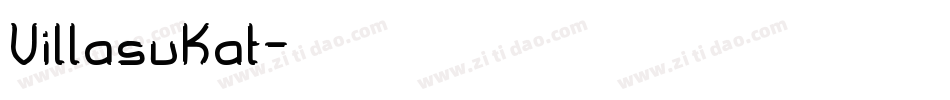 Villasukat字体转换