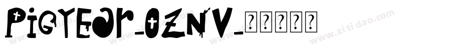PigYear-0Znv字体转换