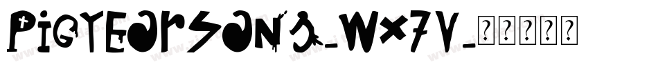 PigYearSans-Wx7V字体转换