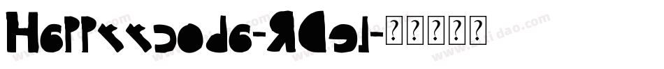 Happyycoda-RDel字体转换