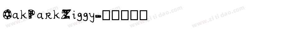 OakParkZiggy字体转换