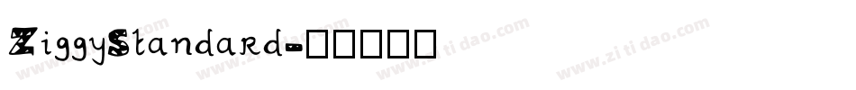 ZiggyStandard字体转换