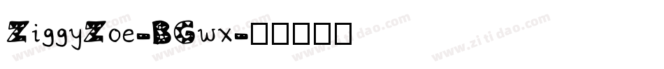 ZiggyZoe-BGwx字体转换