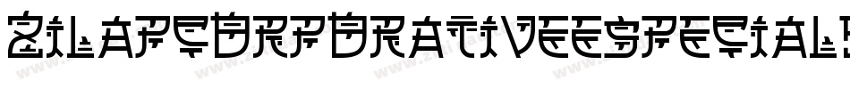 ZilapCorporativeEspecialDecorative-78mD字体转换