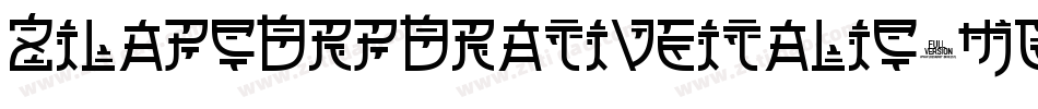 ZilapCorporativeItalic-mGmv字体转换
