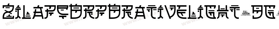 ZilapCorporativeLight-dG87字体转换