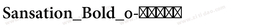 Sansation_Bold_0字体转换