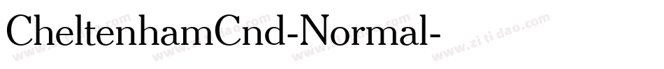 CheltenhamCnd-Normal字体转换